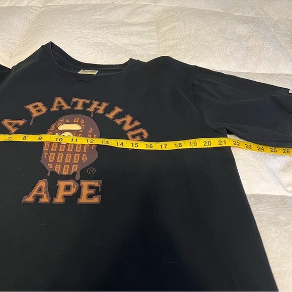 Bape A Bathing Ape XL Valentine Chocolate Ape Head Black Short Sleeve Tee - Picture 5 of 10